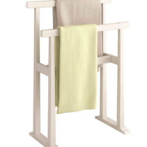 Curtains, mats and towel rails